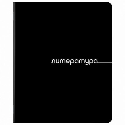 Тетради предметные, КОМПЛЕКТ 12 ПРЕДМЕТОВ, 48 л., обложка картон, BRAUBERG "BLACK", 405164