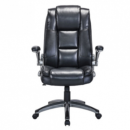 Кресло BRABIX PREMIUM "Paradigm EX-556", пружинный блок, рециклированная кожа, черное, 532976