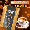 Кофе растворимый WELDAY (ВЭЛДЭЙ) "GOLD" 500 г, БРАЗИЛИЯ, арабика, сублимированный, 622673
