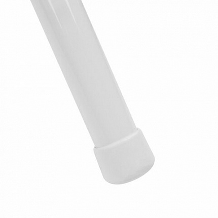 Стул складной BRABIX "Golf Plus CF-003 КОМФОРТ", белый каркас, кожзам белый, В КОРОБЕ, 533028