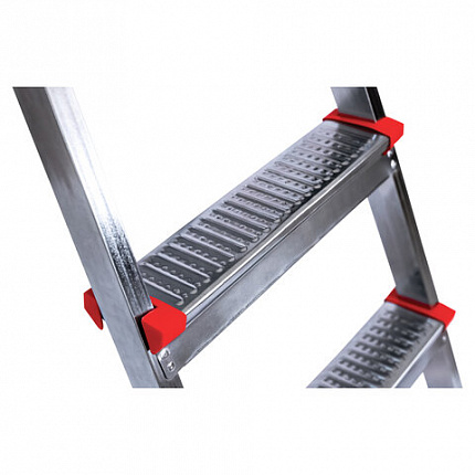 Стремянка стальная 10 ступеней, верхняя площадка 2,26 м, до 150 кг, облегченная, вес 13 кг, UFUK, ТУ 24/KRM610