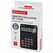 Калькулятор настольный BRAUBERG DC-118-BK (175х126 мм), 12 разрядов, двойное питание, черный, 272962