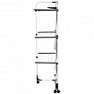 Сушилка напольная для белья раскладная, 3 уровня, 30 метров, на колесах, LAIMA HOME HIGH-RISE, 700472