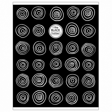 Тетрадь А5 48 л. HATBER скоба, клетка, ламинация, "I Like Black" (микс в спайке), 063153, 48Т5лВ1