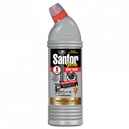 Средство для прочистки канализационных труб 1 кг, SANFOR (Санфор), 1957