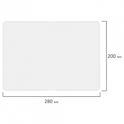 Доска для лепки А4, 280х200 мм, ПИФАГОР, белая, 227396