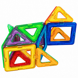 Магнитный конструктор MAGNETIC BLOCKS, 30 магнитных деталей, BRAUBERG KIDS, 665719