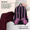 Рюкзак BRAUBERG FAVOUR, 2 отделения, 3 кармана, "Парящая бабочка", вышивка, 40х29х15 см, 274433