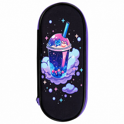 Пенал-футляр BRAUBERG, 1 отделение, органайзер, полиэстер, 22x9х5 см, "Spaceshake", 273565