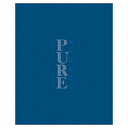 Тетрадь А5 96 л., HATBER-ECO, скоба, офсет №2, ЭКОНОМ, клетка, обложка картон, PURE Colour, "Голубика", 092123, 96Т5C1_34813