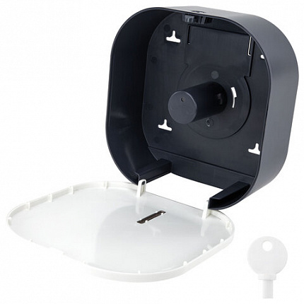 Диспенсер для туалетной бумаги LAIMA PROFESSIONAL SUPER (Система T2), малый, белый, ABS-пластик, 609504