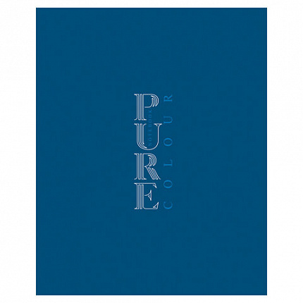 Тетрадь А5 96 л., HATBER-ECO, скоба, офсет №2, ЭКОНОМ, клетка, обложка картон, PURE Colour, Голубика, 092123, 96Т5C1_34813