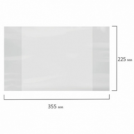 Обложка ПВХ для дневников, учебников младших классов, ЮНЛАНДИЯ, 180 мкм, 225х355 мм, штрих-код, 229320