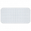 Коврик для ванны противоскользящий 70х38 см, "Полусферы", прозрачный, ПВХ, присоски, PRIMILA (ПРИМИЛА), 700382
