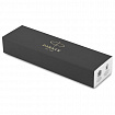 Ручка-роллер PARKER "IM Essential Muted Black CT", корпус черный матовый, хромированные детали, черная, 2143634