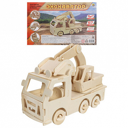 Сборная модель из дерева, АССОРТИ, РК