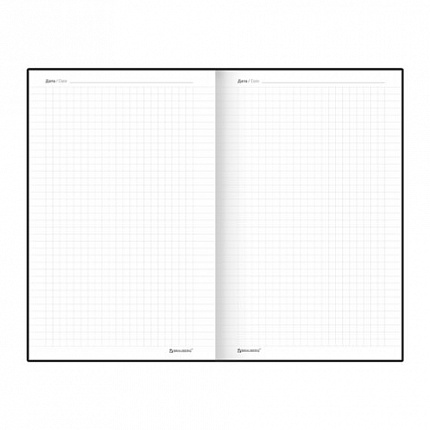 Блокнот А5 165x218 мм, BRAUBERG "Perfect", под кожу софт-тач, держатель для ручки, 80 листов, клетка, бордовый, 116616