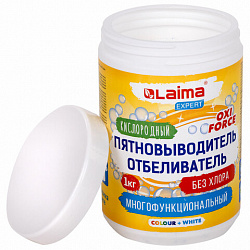 Пятновыводитель-отбеливатель кислородный многофункциональный 1 кг, LAIMA EXPERT, 608256