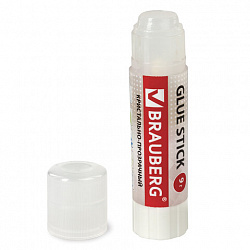 Клей-карандаш BRAUBERG "Crystal", 9 г, прозрачный, 227967