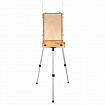 Этюдник из бука, 47х33х8,5 см, высота холста до 60 см, ножки алюминий 78 см, BRAUBERG ART, 192268