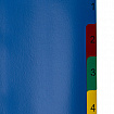 Разделитель пластиковый МАЛЫЙ ФОРМАТ (210x162мм), А5, 5 листов, цифровой 1-5, оглавление, BRAUBERG, 225628