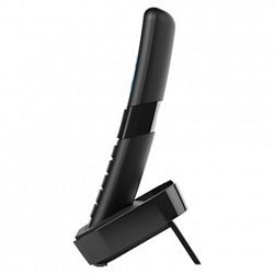 Радиотелефон TEXET TX-D5605A, память 100 номеров, АОН, повтор, спикерфон, часы/будильник, черный, 127220