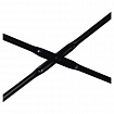 Стол на металлокаркасе BRABIX "LOFT CD-005", 1200х520х1200 мм, 3 полки, цвет морёный дуб, 641221