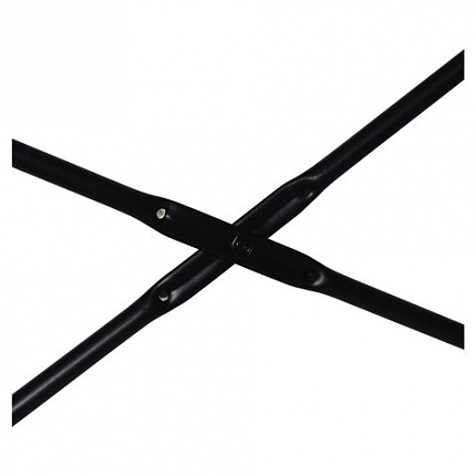 Стол на металлокаркасе BRABIX "LOFT CD-005", 1200х520х1200 мм, 3 полки, цвет морёный дуб, 641221