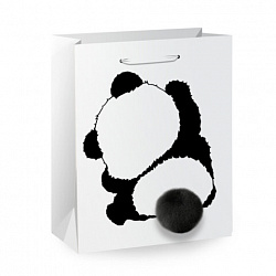 Пакет подарочный (1 штука) 18х10х23 см (M), "Fluffy Tail", ассорти, пушистый хвостик, ЗОЛОТАЯ СКАЗКА, 700810