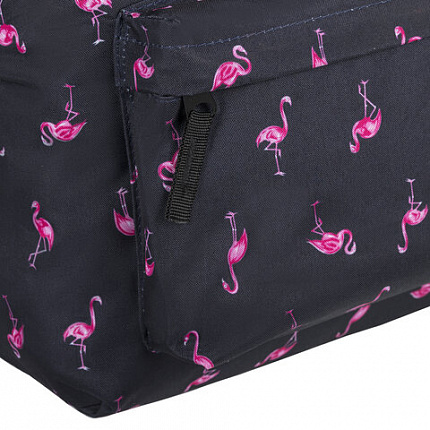 Рюкзак BRAUBERG СИТИ-ФОРМАТ универсальный, "Flamingo", синий, 41х32х14 см, 226404