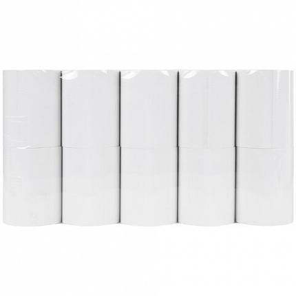 Чековая лента ТЕРМОБУМАГА 80 мм (диаметр 56 мм, длина 50 м, втулка 12 мм) КОМПЛЕКТ 60 шт., BRAUBERG, 115376