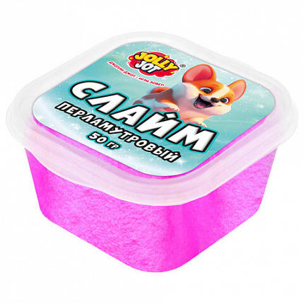 Слайм МИКС, 50 г, АССОРТИ, 8 видов, JOLLY JOT (ДЖОЛЛИ ДЖОТ), 667320