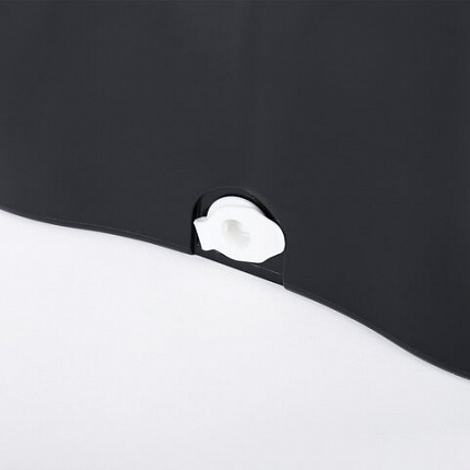 Швабра с отжимом и ведром 7л/5л отжим центрифуга / рукоятка, 2 круглые насадки, крепление кольцо, черный, LAIMA 607487