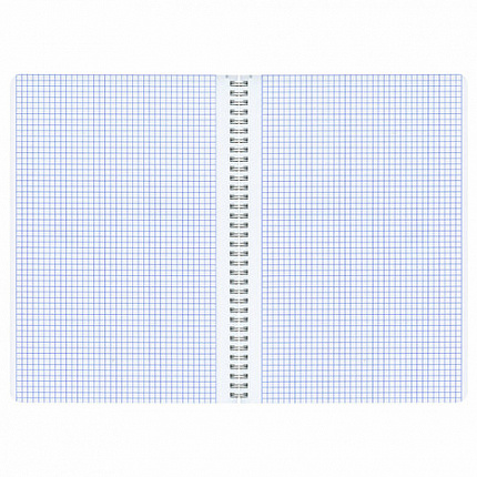 Тетрадь А4, 96 л., BRAUBERG, гребень, клетка, матовая ламинация, "UltraTone" (микс в спайке), 405317