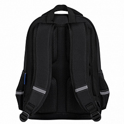 Рюкзак BRAUBERG SOFT, 2 отделения, 3 кармана, "Стильный шрифт", СВЕТЯЩИЙСЯ, 40х31х15 см, 272034