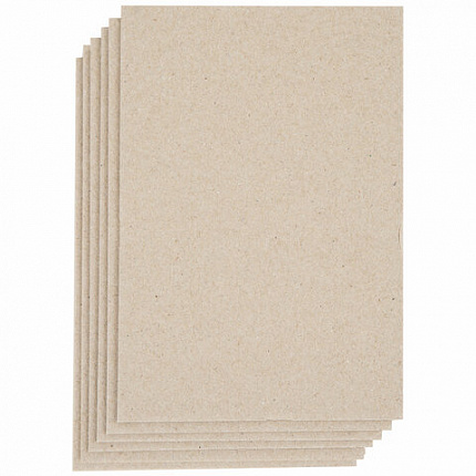 Картон переплетный, толщина 2,5 мм, А5 (148х210 мм), КОМПЛЕКТ 20 шт., BRAUBERG ART, 665560