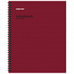 Тетрадь А5, 96 л., ОФИСМАГ, гребень, клетка, обложка картон, БОРДОВАЯ, 405638