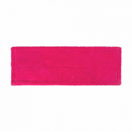 Насадка МОП плоская КОМПЛЕКТ 4 шт., УНИВЕРСАЛЬНАЯ для швабр 38-42 см (ТИП К), микрофибра, LAIMA, 607459