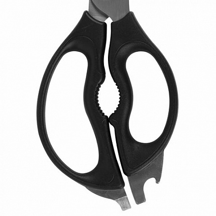 Ножницы кухонные DASWERK (ДАСВЕРК), 230 мм, разборные, с открывашками, зазубренные, 608906