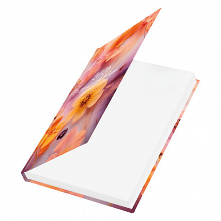 Ежедневник датированный 2026 145х215 мм, А5, STAFF, ламинированная обложка, "Ice flowers", 117319