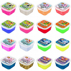 Слайм МИКС, 50 г, АССОРТИ, 8 видов, JOLLY JOT (ДЖОЛЛИ ДЖОТ), 667320