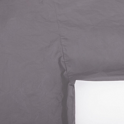 Дождевик плащ на кнопках, EVA, многоразовый прочный, чехол в комплекте, универсальный размер, серый, SHAMAANI (ШАМААНИ), 610936