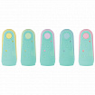 Ластик BRAUBERG "ULTRA PASTEL", 57х24х15 мм, пастельные цвета ассорти, бирюзовый пластиковый держатель, 272688