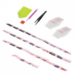 Картина стразами (алмазная мозаика) 30х40 см, ОСТРОВ СОКРОВИЩ "Балерина", без подрамника, 662401