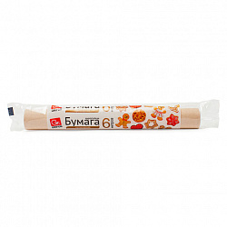 Бумага кулинарная в пленке, 30 см х 6 м, GRIFON, 101-303