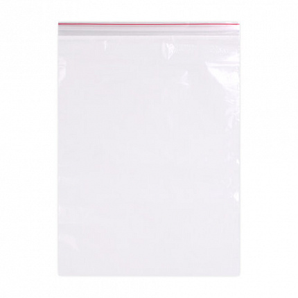 Пакеты ZIP LOCK "зиплок" ПРОЧНЫЕ, комплект 100 шт., 250х350 мм, ПВД, 60 мкм, BRAUBERG EXTRA, 608175