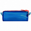 Пенал BRAUBERG с объемной "тракторной" молнией, 1 отделение, ПВХ, 22х8х6,5 см, "Contrast blue", 272341