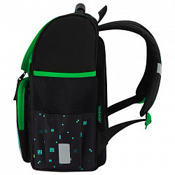 Ранец ПИФАГОР BASIC, 1 отделение, 3 кармана, эргономичная спинка, "Sharp sword", 35х28х18 см, 273138