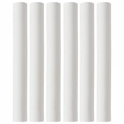 Мел белый круглый мягкий 400 штук, BRAUBERG, картонная упаковка, 227441