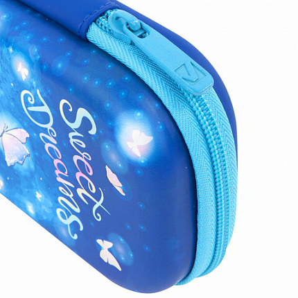 Пенал BRAUBERG, 1 отделение, 1 откидная планка, EVA, 22х10х5 см, "Sweet dreams", 270704